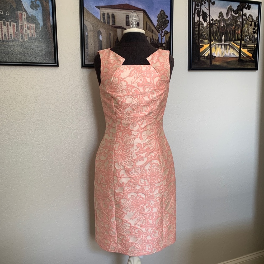 Tahari Brocade Dress Size 6